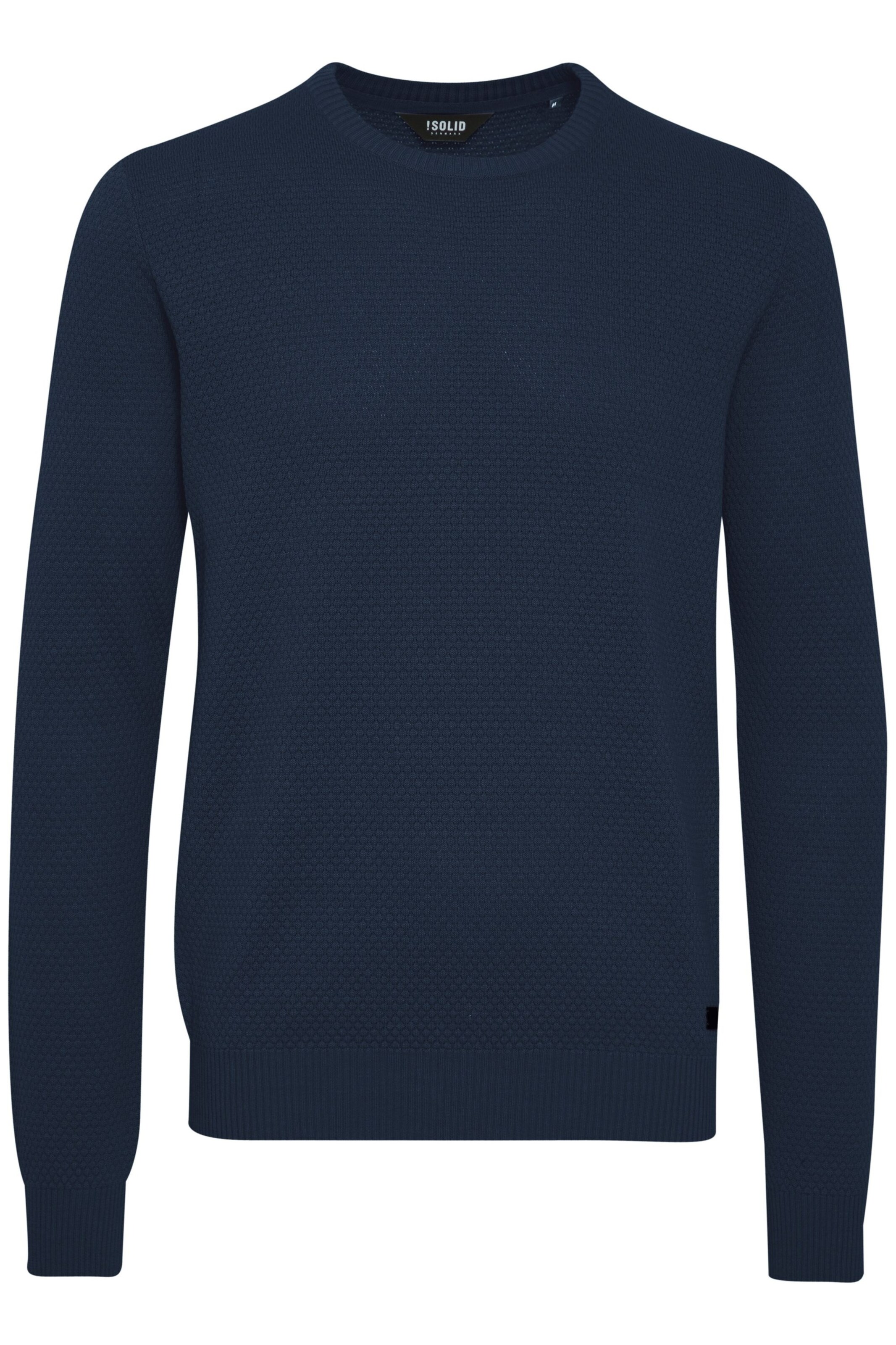 !Solid Pullover 'Karl' in Blau: Vorderseite