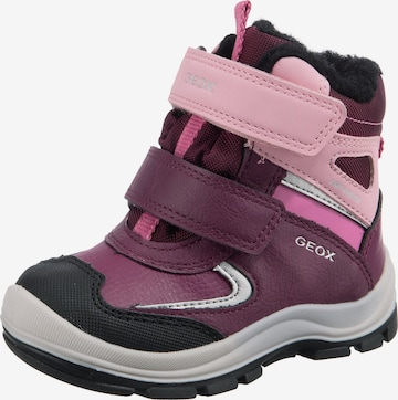 GEOX Snow Boots in Purple: front