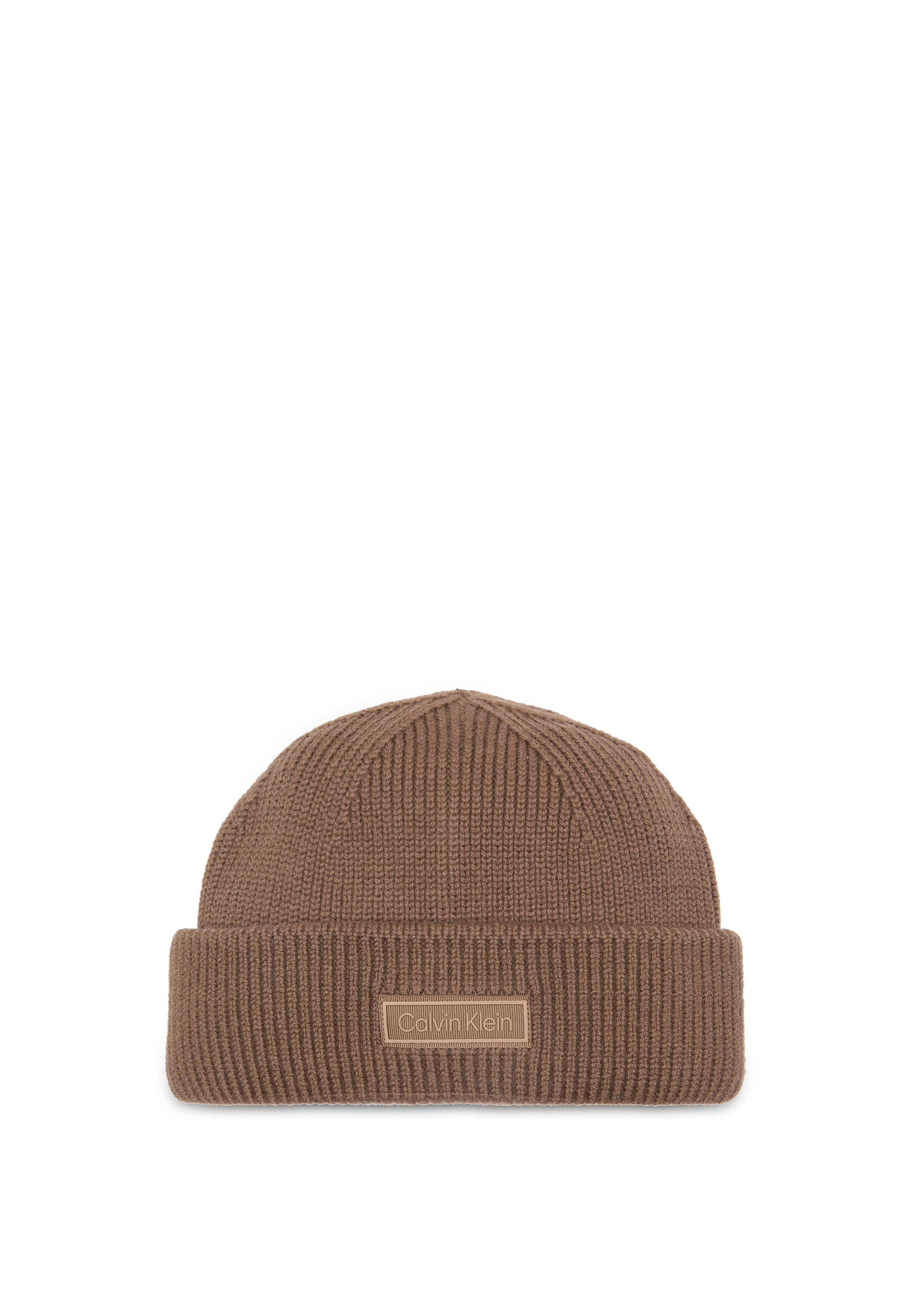 Calvin Klein Müts, värv pruun: eest vaates