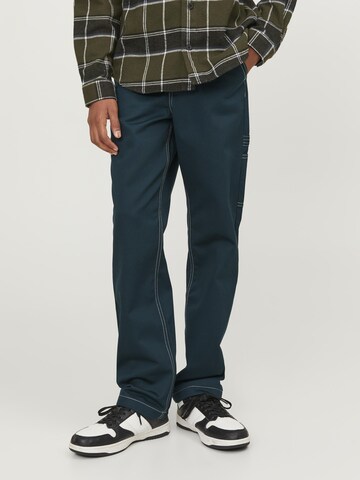 Jack & Jones Junior Regular Pants in Blue: front