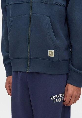 CONVERSE Tepláková bunda - Modrá