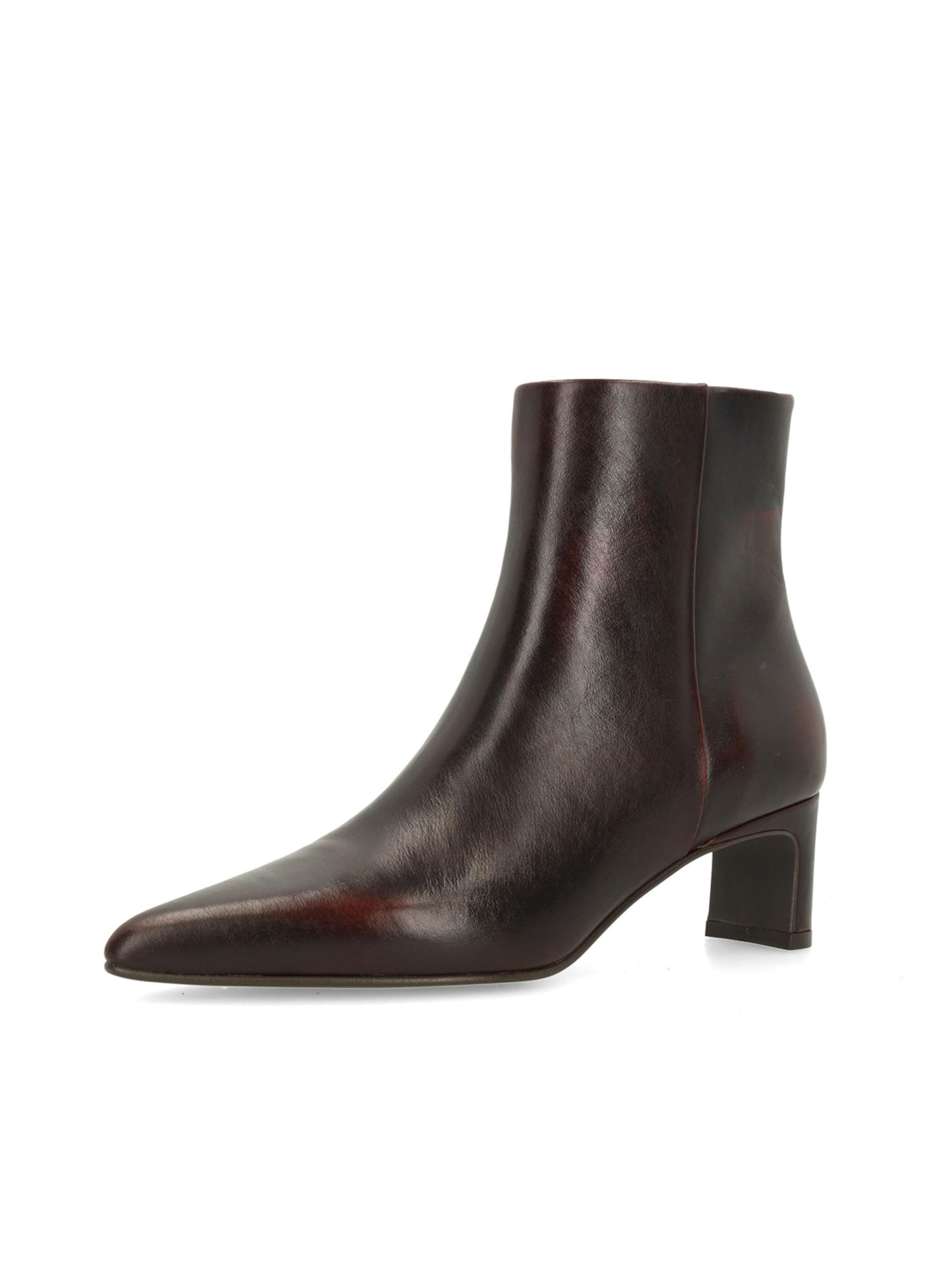 SACHA Stiefeletten in dunkelrot, Produktansicht