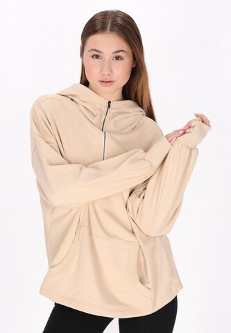 myMo ATHLSR Sweatshirt in Beige: front