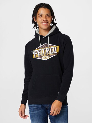 Petrol Industries Sweatshirt in Zwart: voorkant