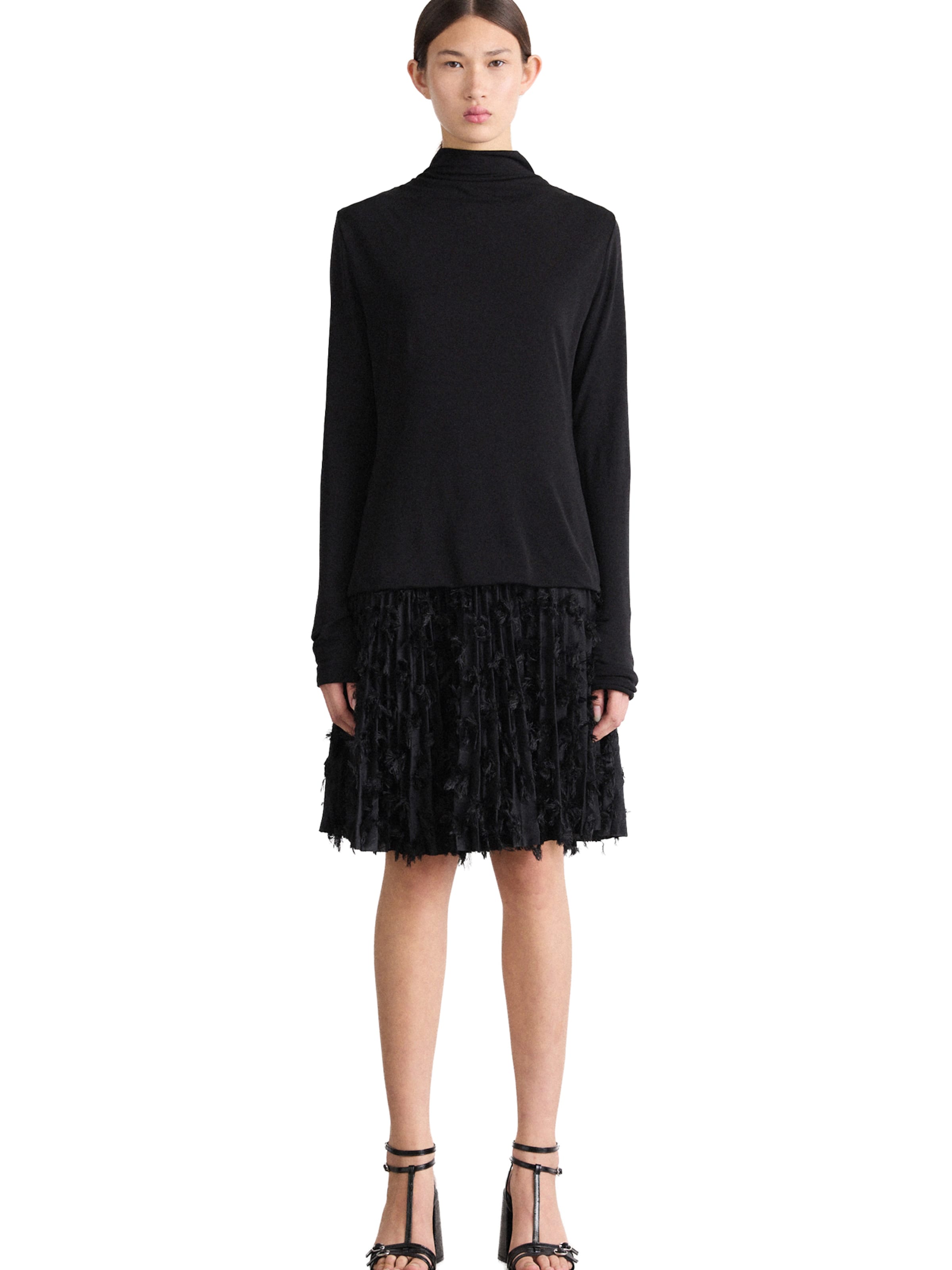 BOSS Sukienka 'Ecicla' w kolorze czarny: przód