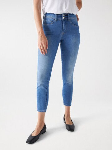 Salsa Jeans Skinny Fit Дънки 'SECRET CAPRI' в синьо: отпред
