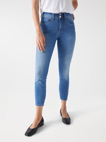 Salsa Jeans Skinny Jeansy 'SECRET CAPRI' w kolorze niebieski: przód