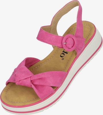 Palado Sandals in Pink: front