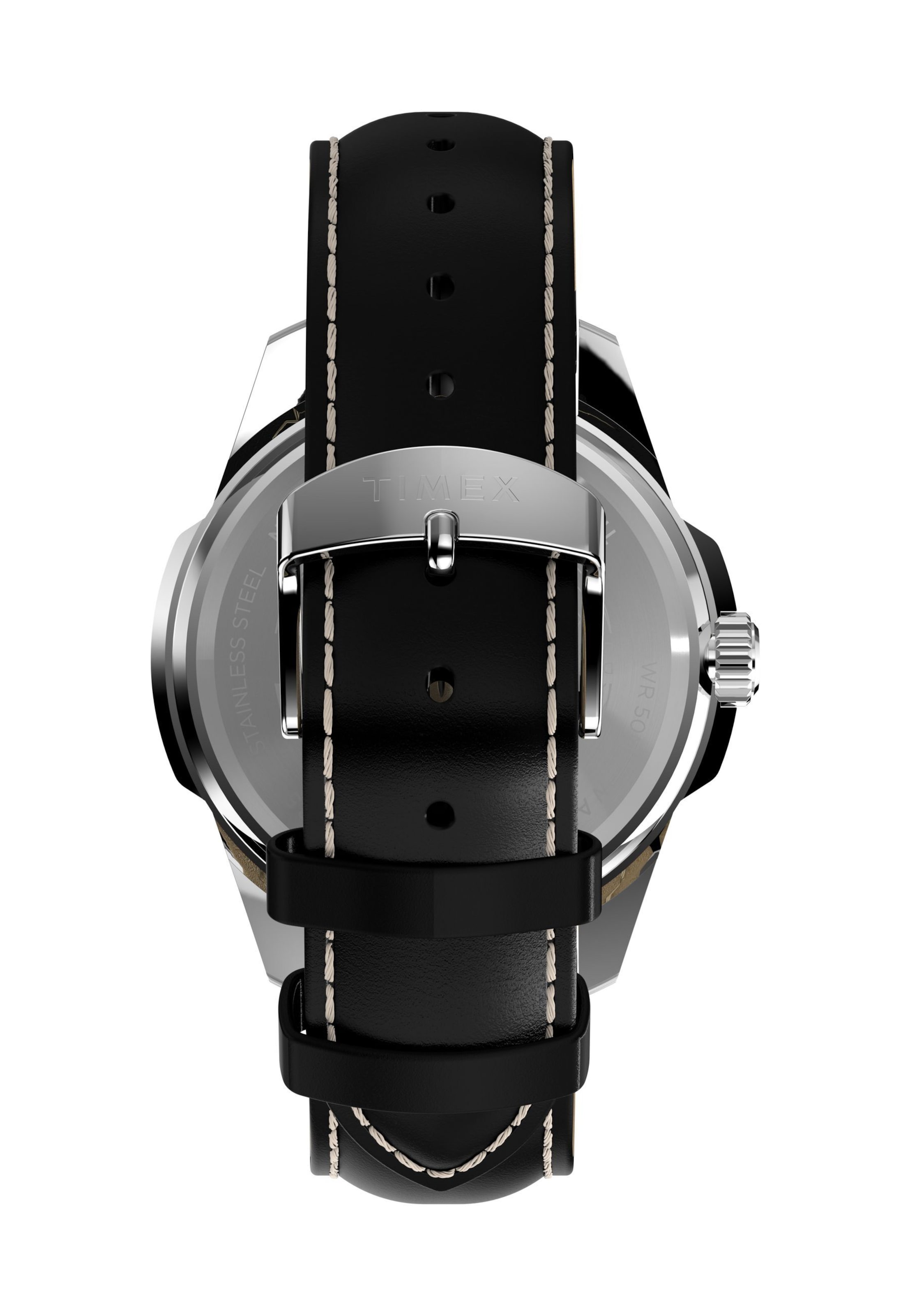 TIMEX Analoog horloge 'Essex' in Zwart