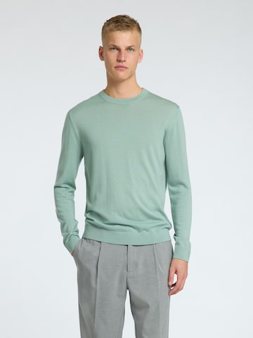 Pull-over SELECTED HOMME en vert : devant