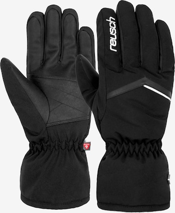REUSCH Athletic Gloves 'Valentina' in Black: front