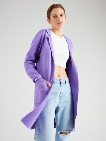 Cardigan Key Largo en violet : devant