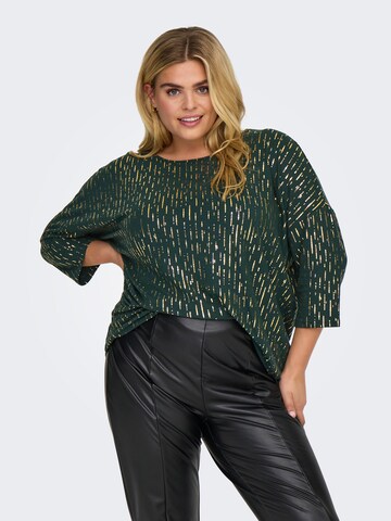 ONLY Carmakoma Shirt 'CARFoila' in Green: front