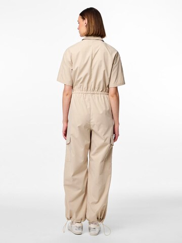 PIECES Jumpsuit 'FIBBE' in Beige