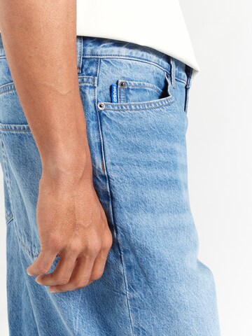 HUGO - Loosefit Vaquero en azul