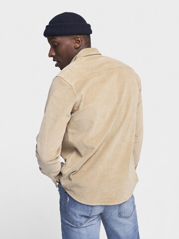 Redefined Rebel Regular Fit Skjorte 'Sean' i beige