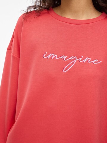 Felpa 'VISIFFI' di VILA in arancione