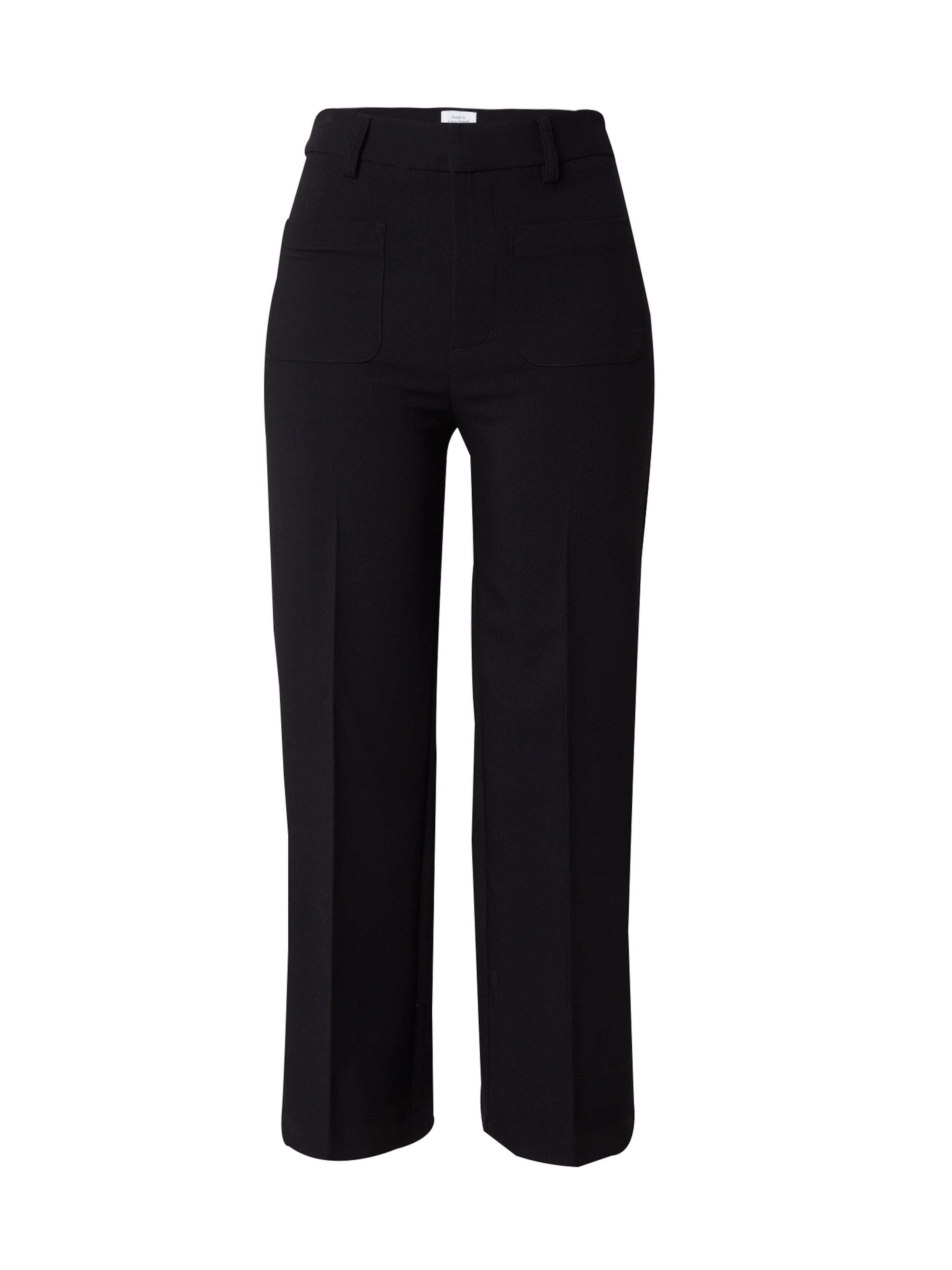 Wide leg Pantaloni con piega frontale 'Kora' di Daahls by Emma Roberts exclusively for ABOUT YOU in nero: frontale