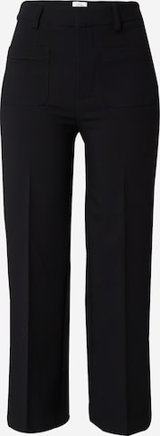 Daahls by Emma Roberts exclusively for ABOUT YOUWide Leg/ Široke nogavice Hlače na crtu 'Kora' - crna boja: prednji dio