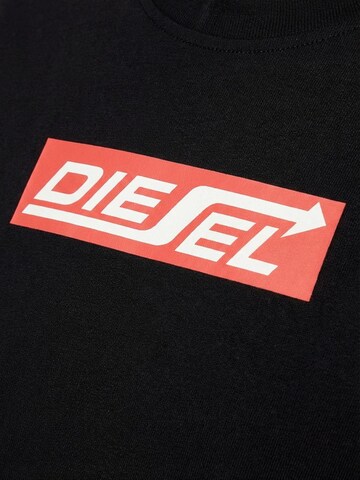 DIESEL Shirt 'T-DIEGOR-HS1' in Zwart