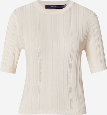 VERO MODAPulover 'VMMINDY' - bež boja: prednji dio