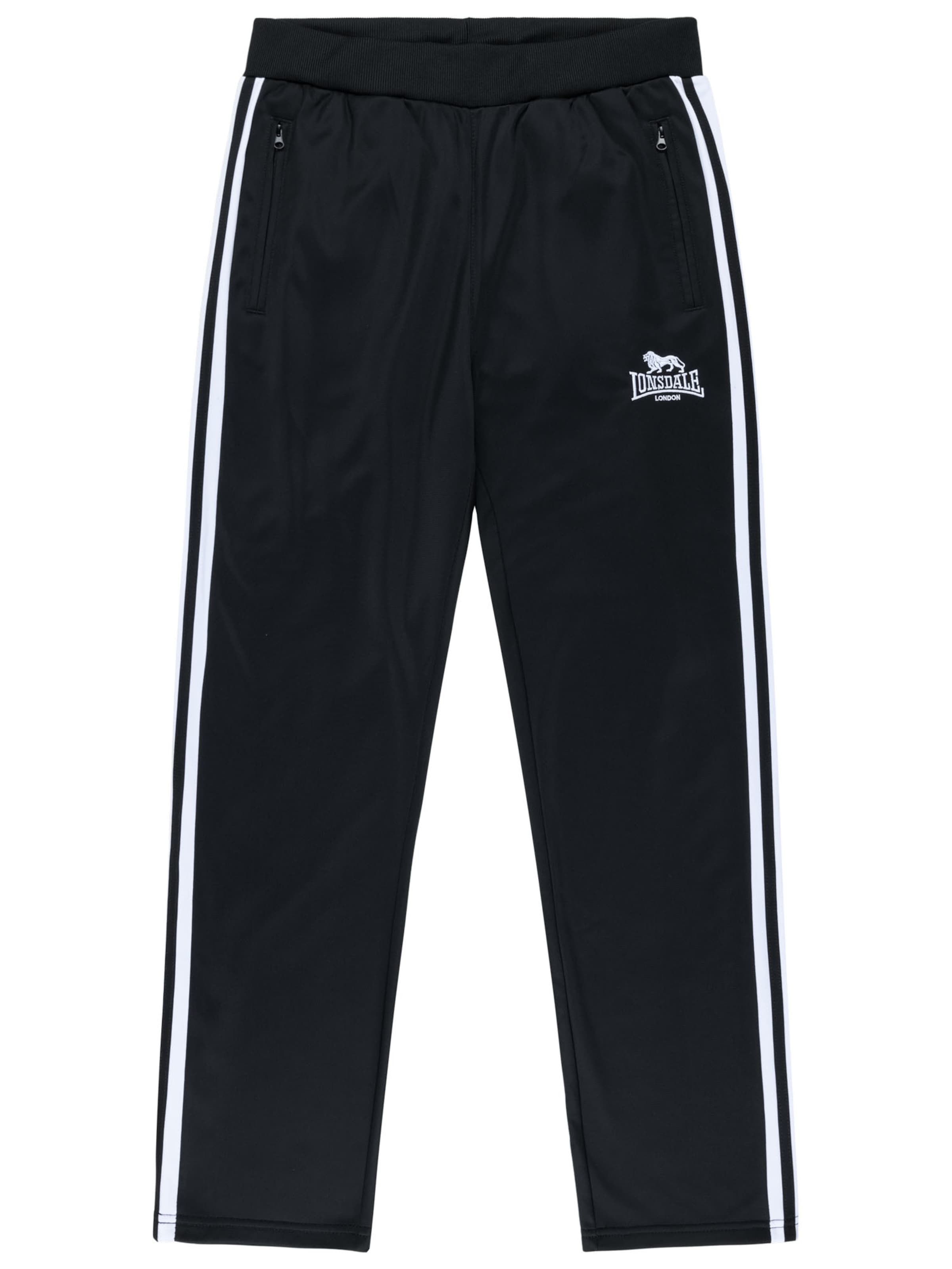 regular Pantaloni 'Shrewsbury' di LONSDALE in nero: frontale