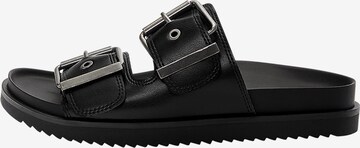 Pull&Bear Mule in Black