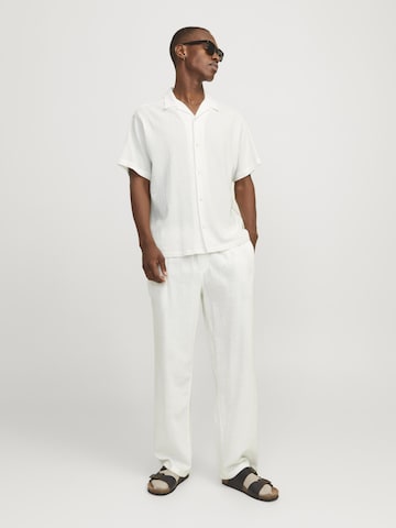 JACK & JONES Классический крой Рубашка 'JORLuke' в Белый