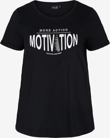 Active by Zizzi - Camiseta en negro: frente