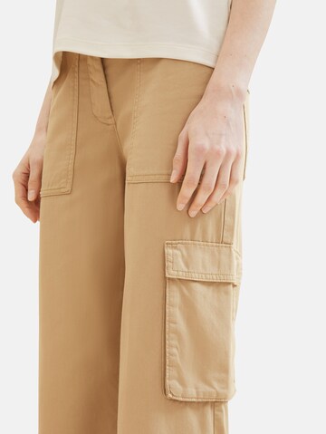 regular Pantaloni cargo di TOM TAILOR in beige