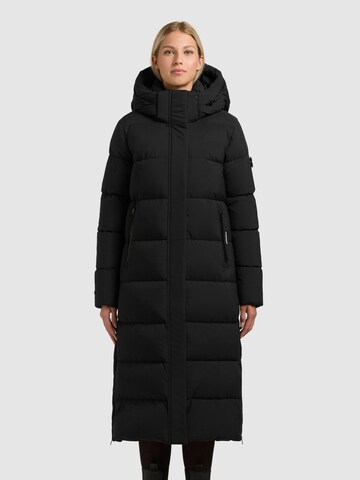 khujo Wintermantel 'Dote2' in Zwart: voorkant