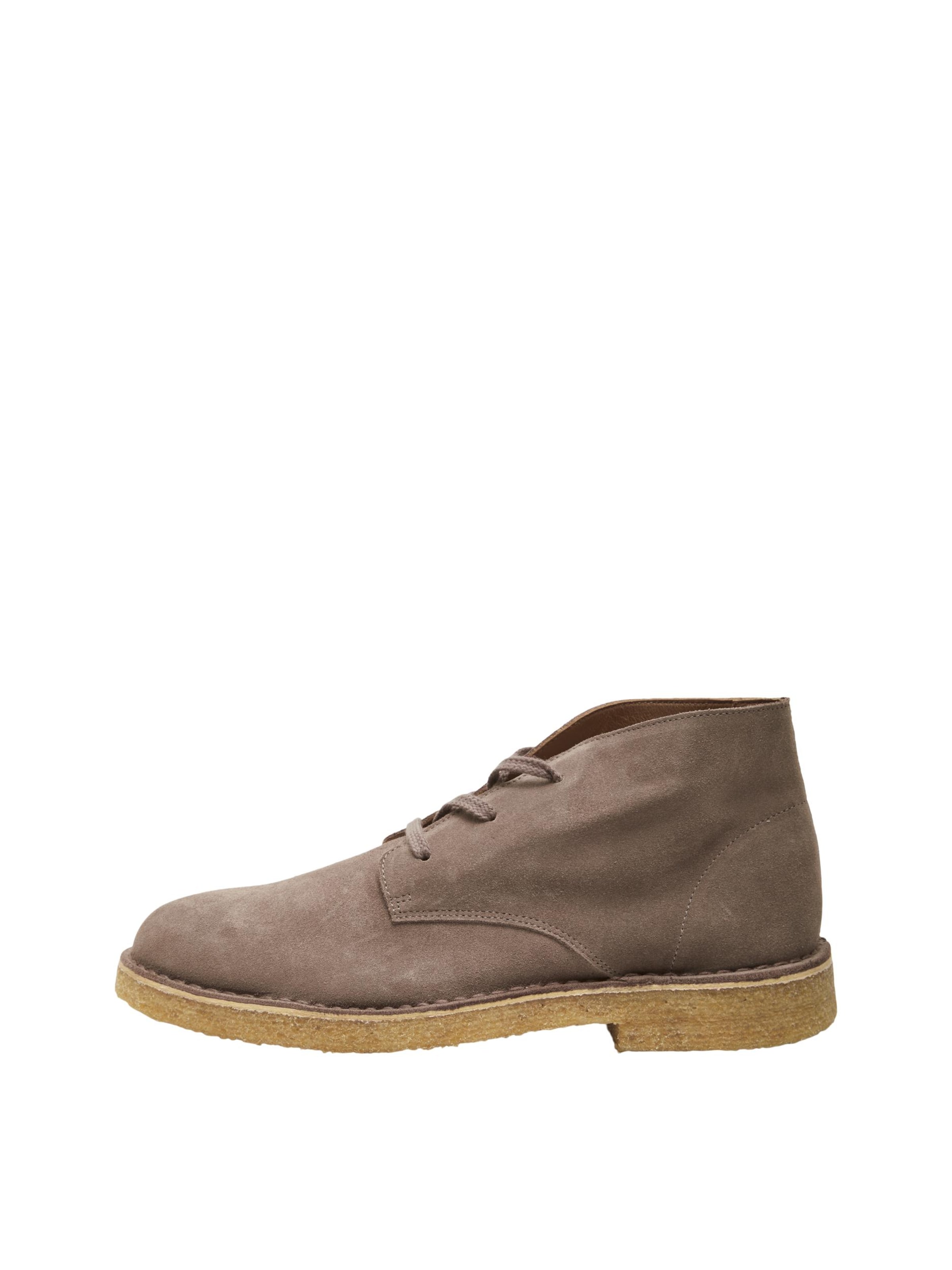 SELECTED - Botines chukka 'SLHRICCO' en beige: frente