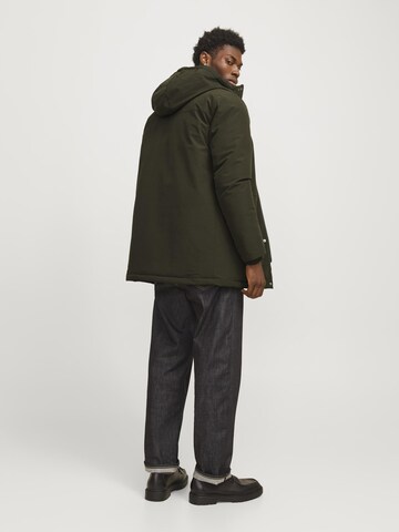 JACK & JONES Winter parka 'JJETrek' in Green