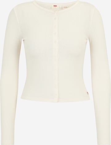 LEVI'S ® Strickjacke in Weiß: Vorderseite