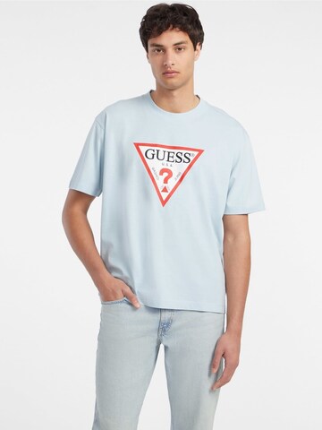GUESS T-Shirt in Blau: Vorderseite