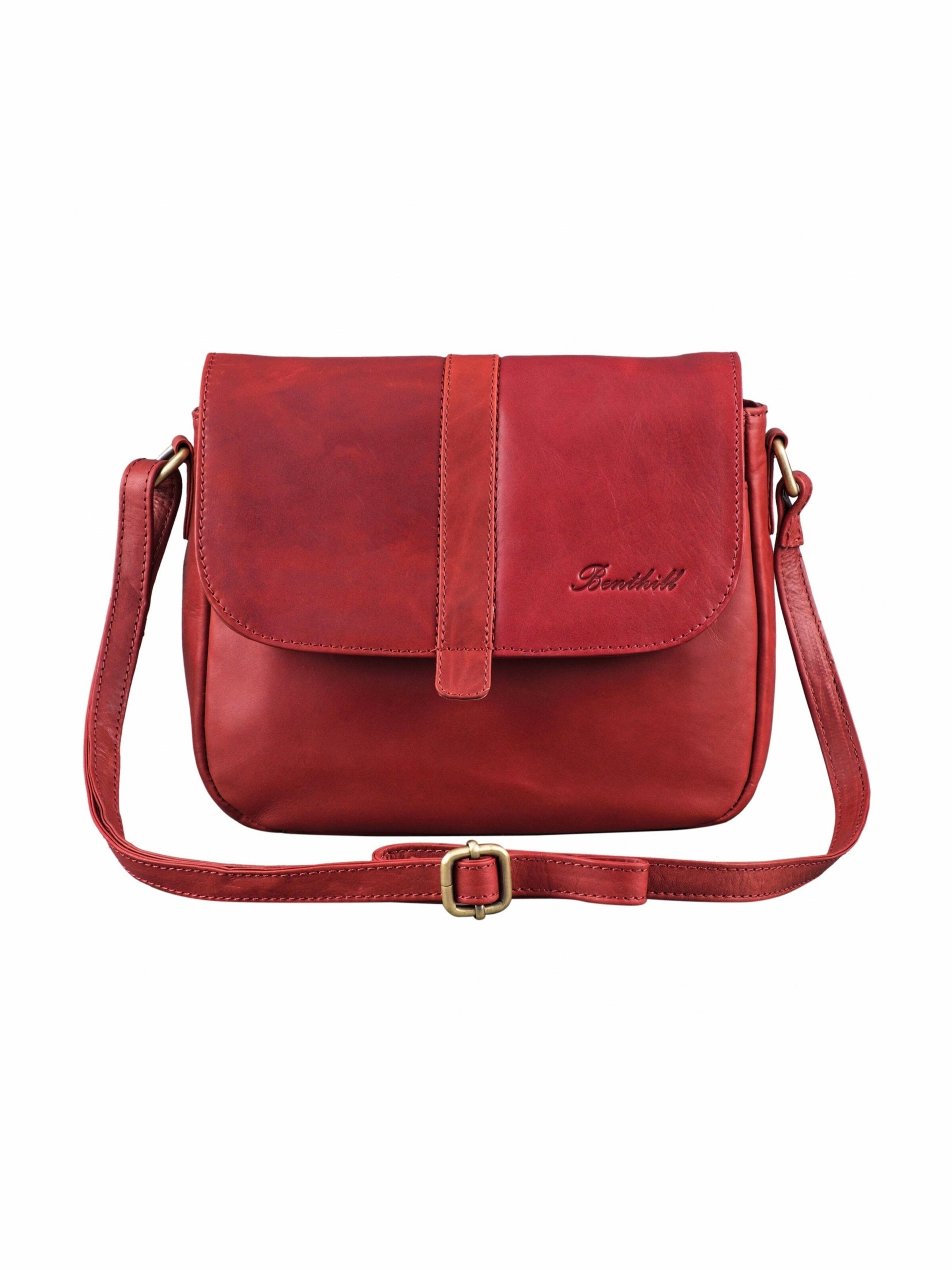 Benthill Shoulder Bag in Red: front