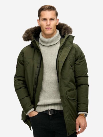 Superdry Winterparka in Groen