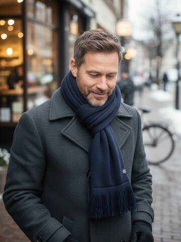 Manufaktur13 Scarf 'Fringe' in Blue