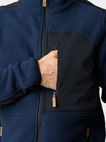 SWEDEMOUNT Fleece jas 'Nordkap' in Blauw