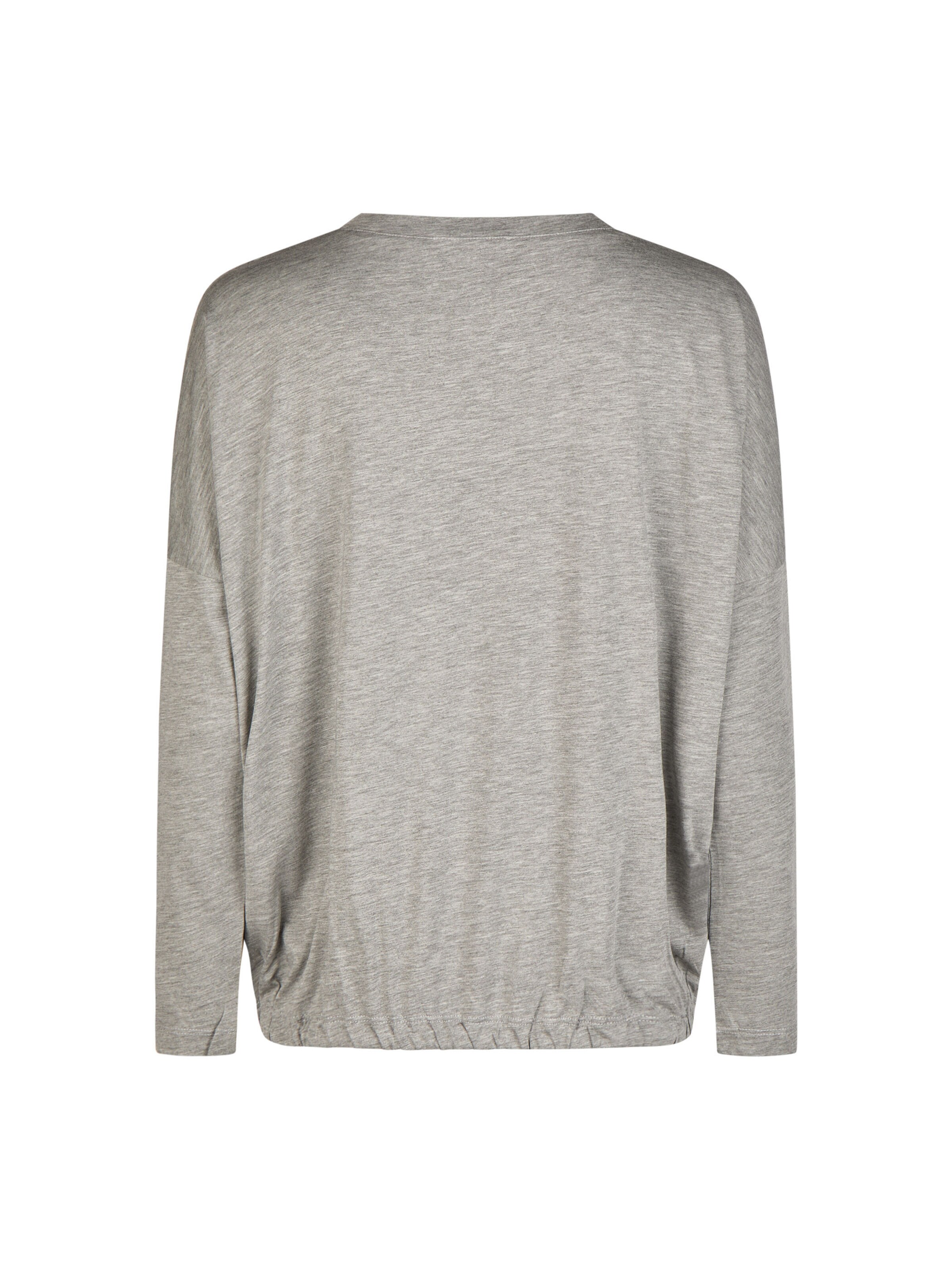 Myjama Pyjamashirt `Cami`,  für gemütliche Nächte oder entspannte Stunden zu Hause in Grau: Vorderseite