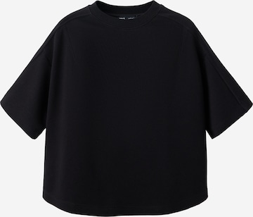 Maglietta 'PICO' di MANGO in nero: frontale