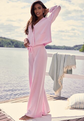 Elbsand Wide Leg Hose in Pink