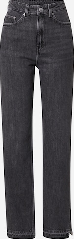 WEEKDAY Wide leg Jeans in Grijs: voorkant