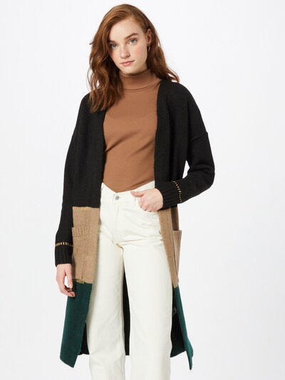 Palton tricotat 'Adriana' Guido Maria Kretschmer Collection pe verde / negru, Vizualizare model