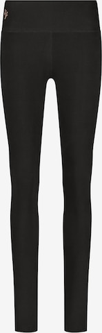 Urban Goddess Yoga & Activewear Slimfit Leggings 'Bhaktified Yoga, Sports and Pilates' in Schwarz: Vorderseite