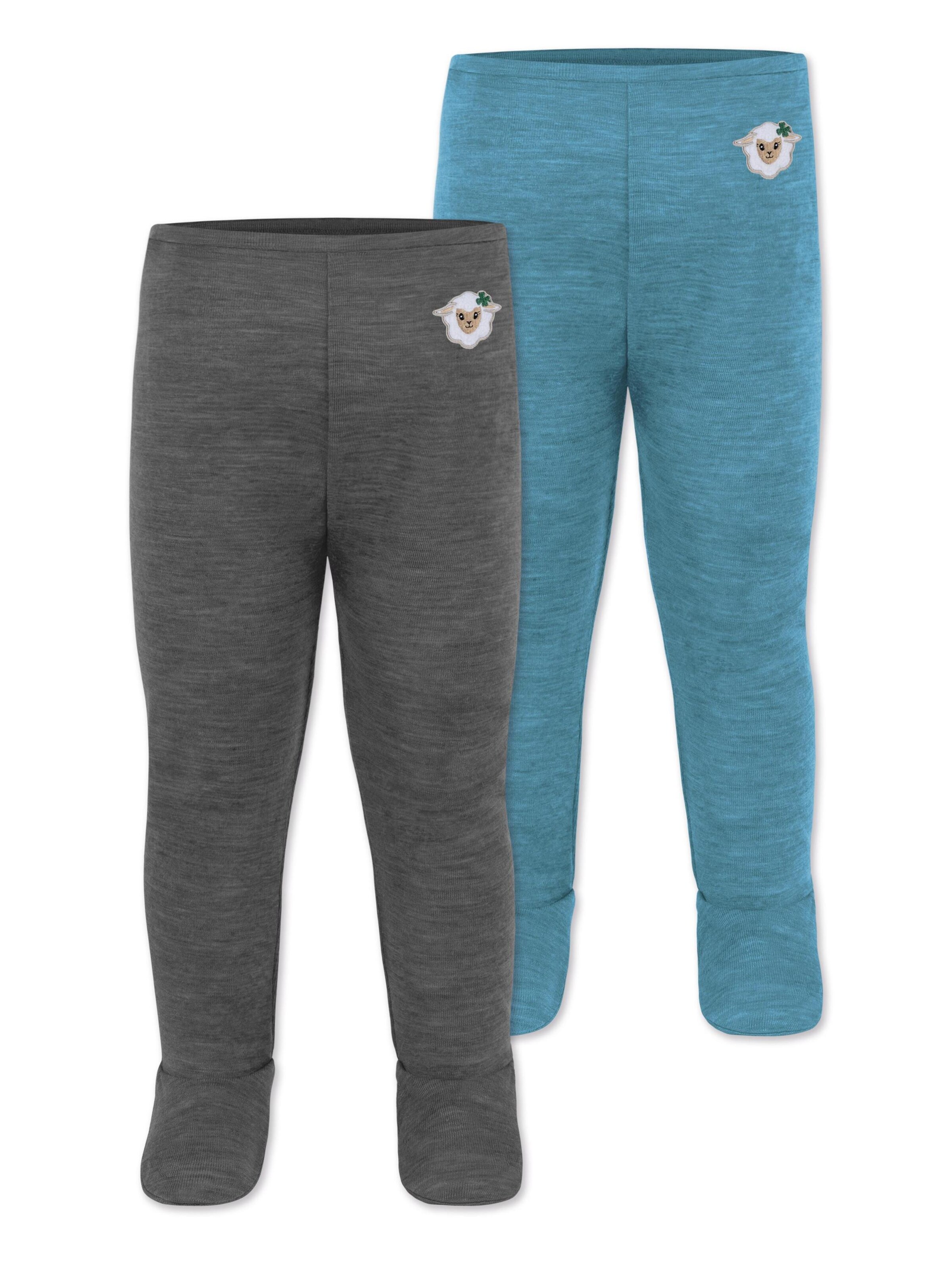 Pantalon normani en bleu : devant