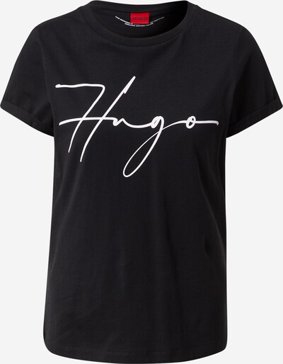 HUGO T-Shirt in schwarz / weiß, Produktansicht