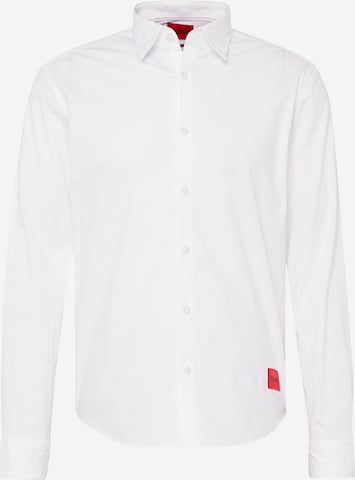 HUGO - Camisa 'Ermo' em branco: frente