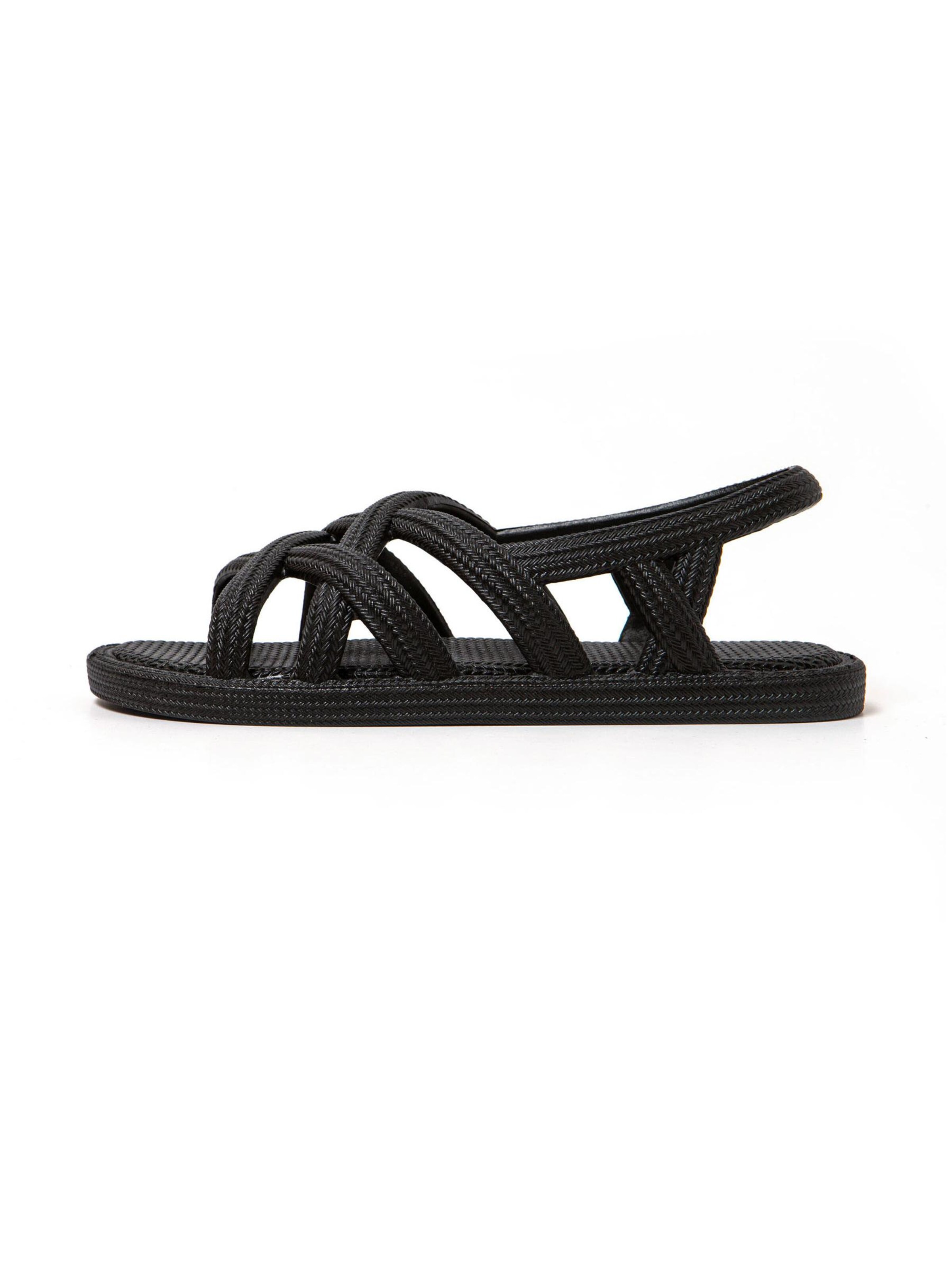 Brasileras - Sandalias 'Ankara' en negro: frente