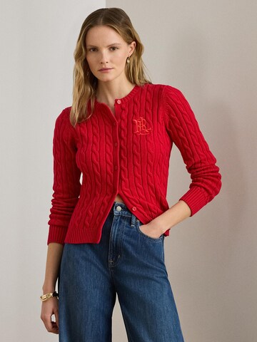 Cardigan Lauren Ralph Lauren en rouge : devant
